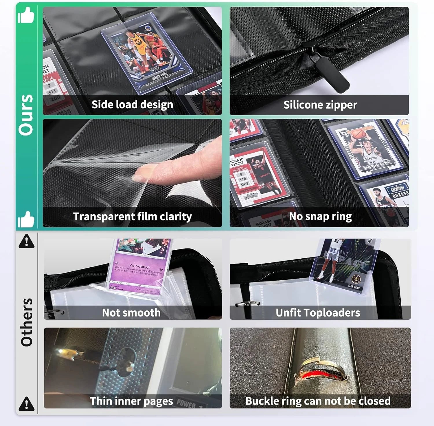 Binder Toploader TCG Aqua - MtvG