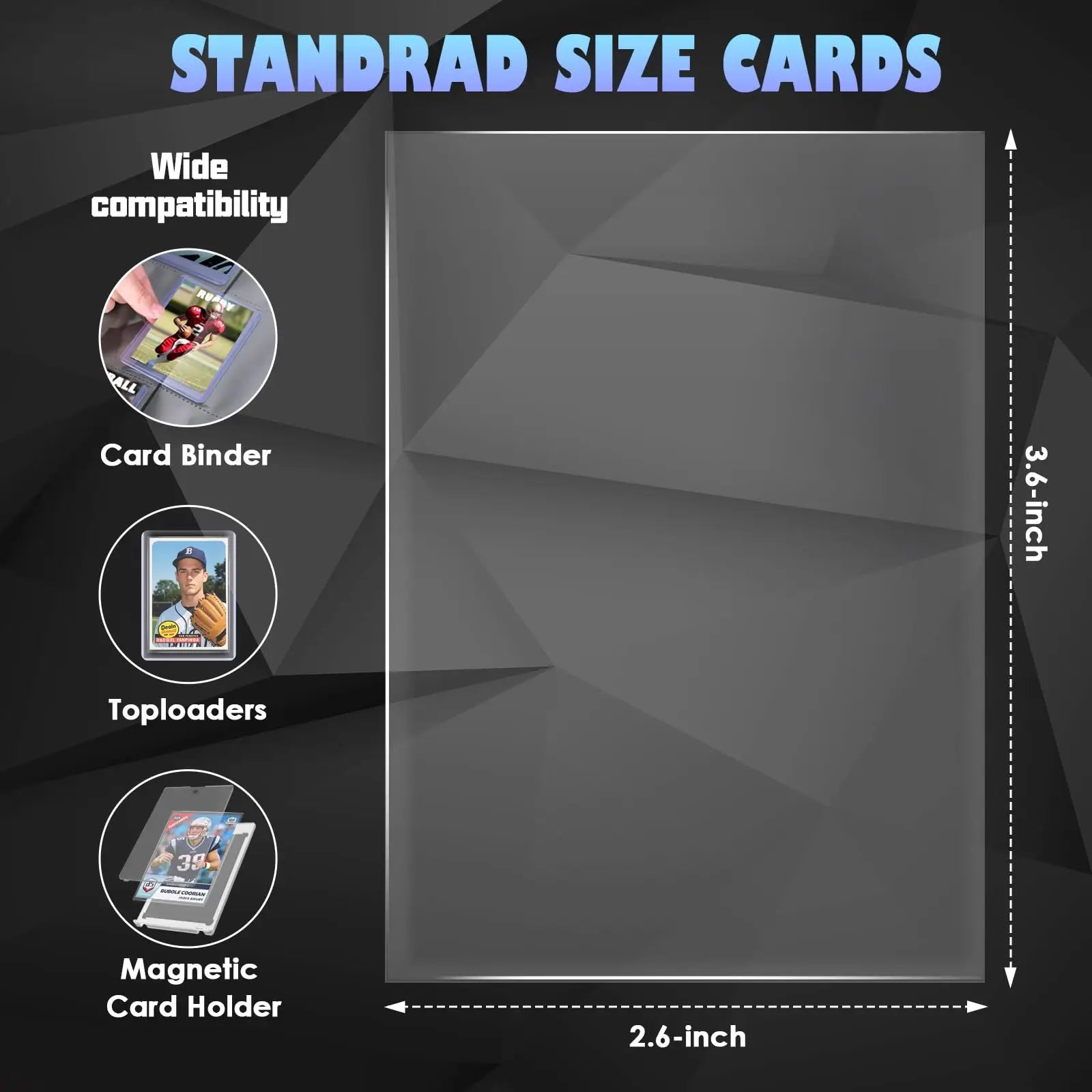 Sleeves TCG Clear Card 100/300 - MtvG
