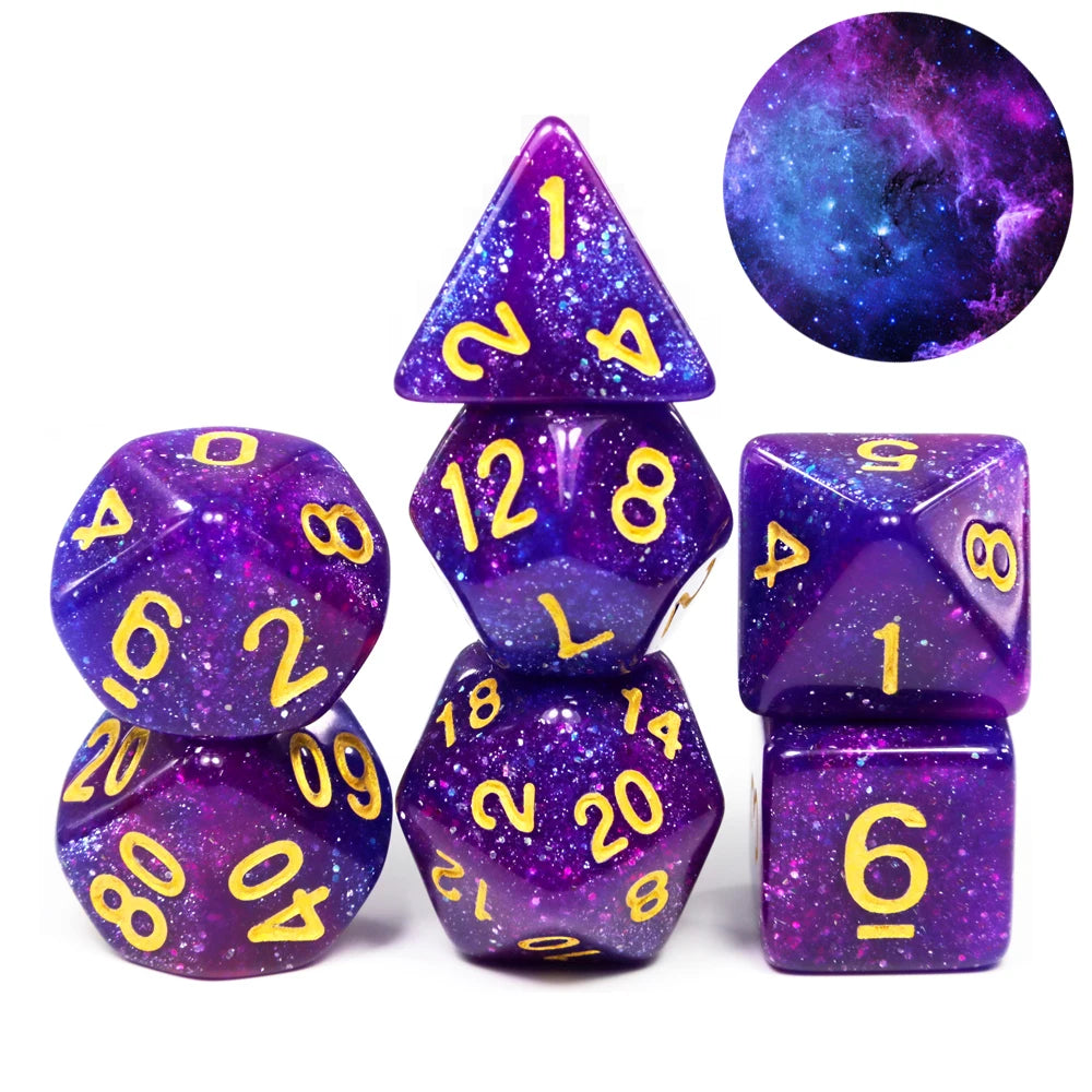 Dice Galaxy Polyhedral Set - MtvG