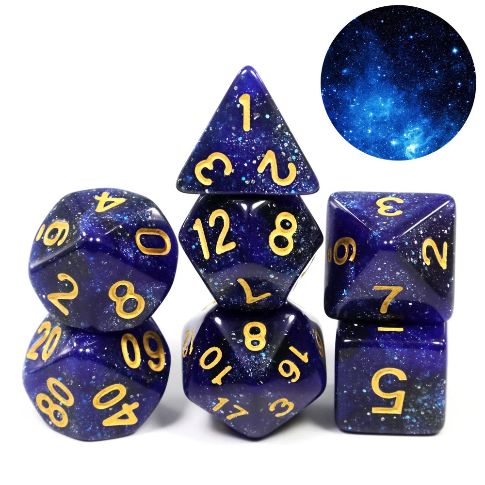 Dice Galaxy Polyhedral Set - MtvG