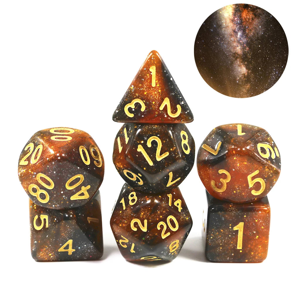 Dice Galaxy Polyhedral Set - MtvG