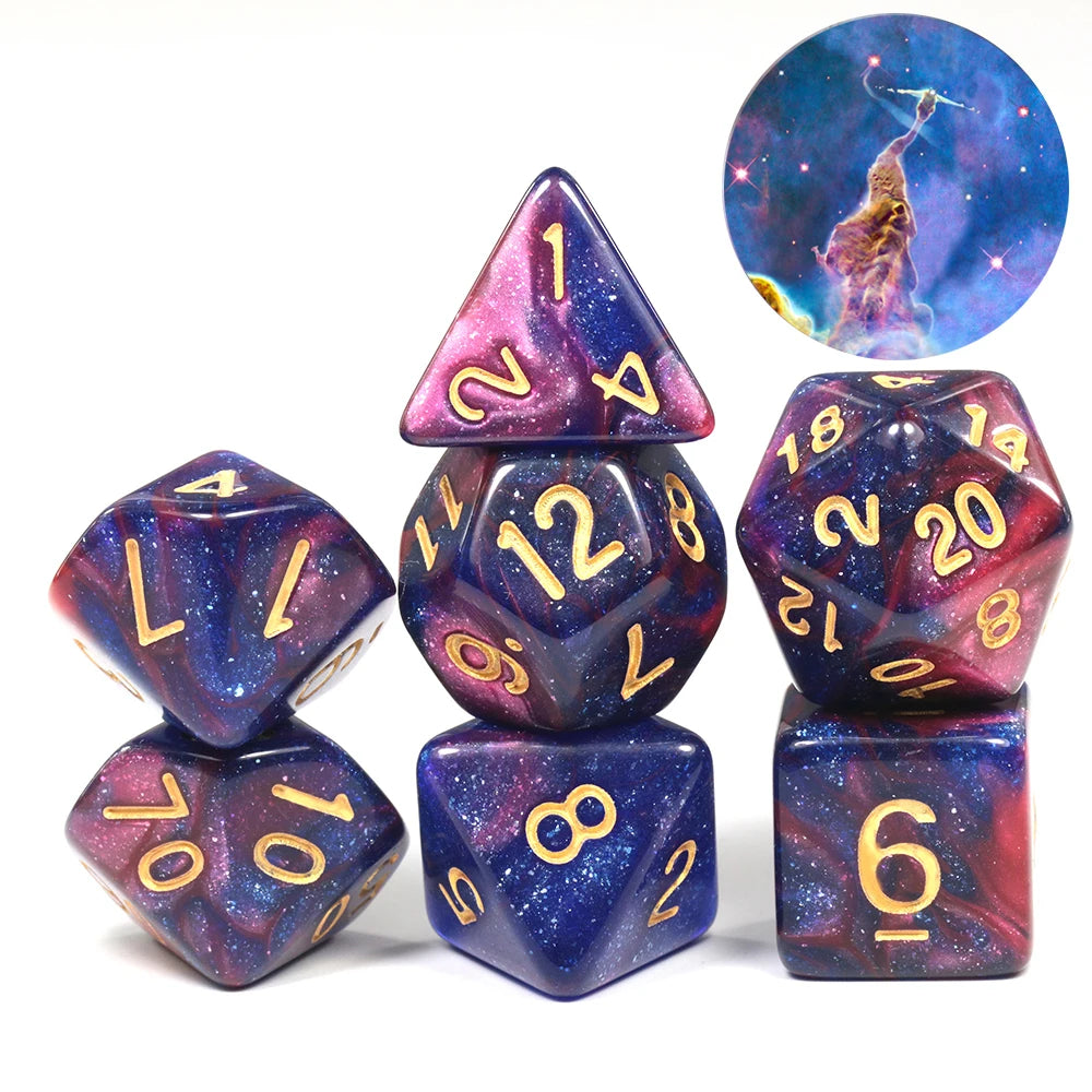 Dice Galaxy Polyhedral Set - MtvG
