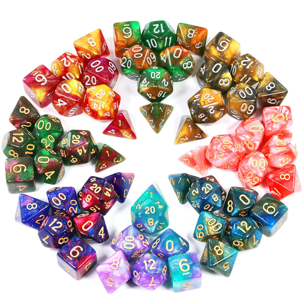 Dice Galaxy Polyhedral Set - MtvG
